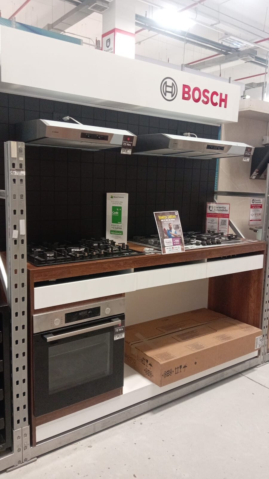 Implementación mueble de cocinas Bosch Sodimac Jockey Plaza