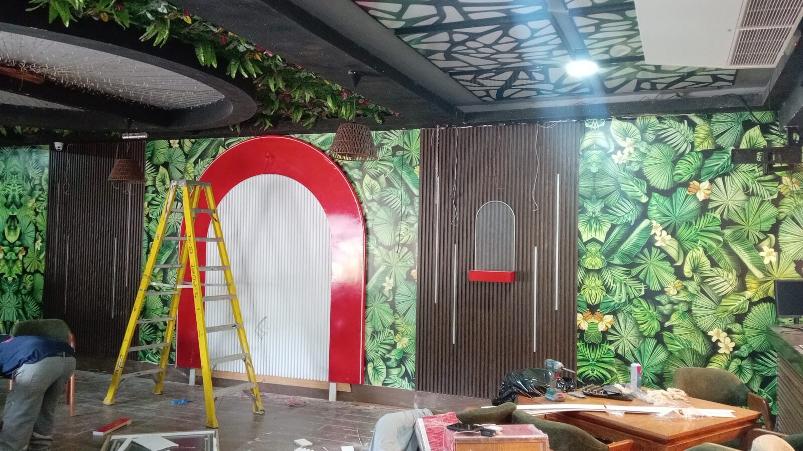 Implementación pared Bacardi Pucallpa
