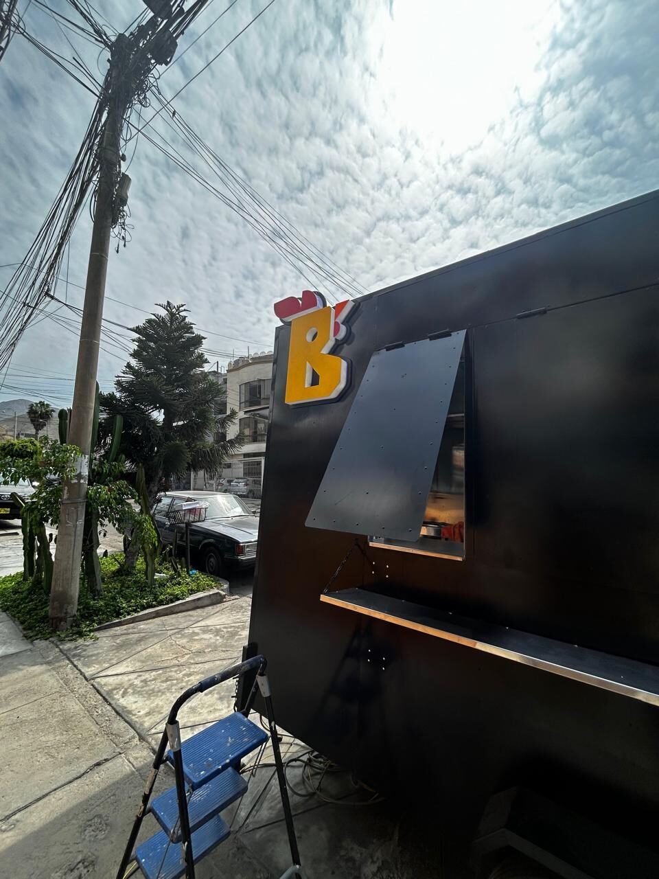 Letrero Bros Pollos