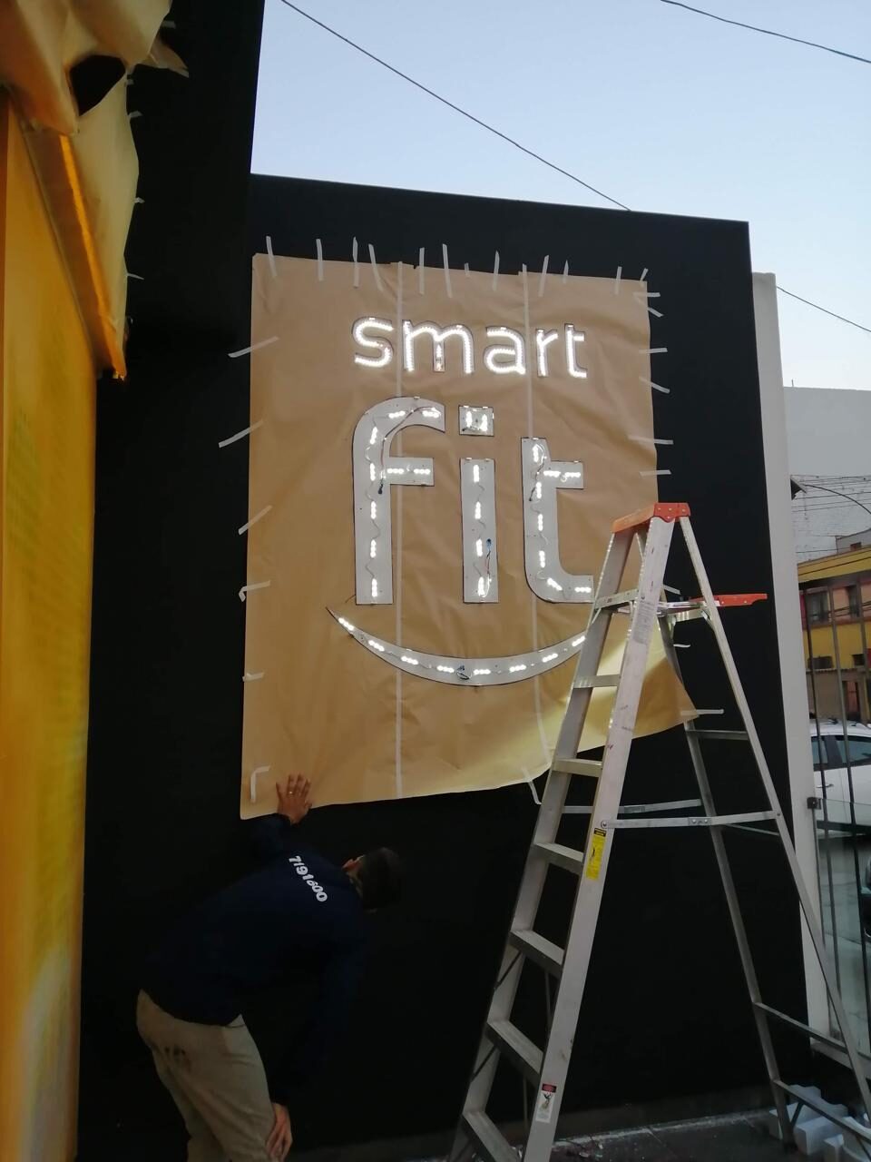Letrero Smart Fit Magdalena