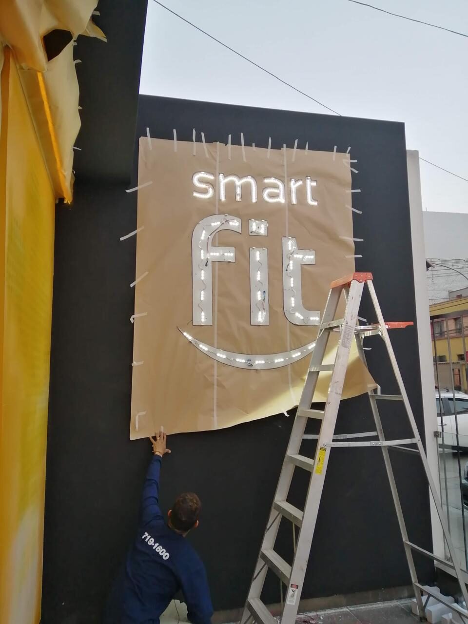 Letrero Smart Fit Magdalena