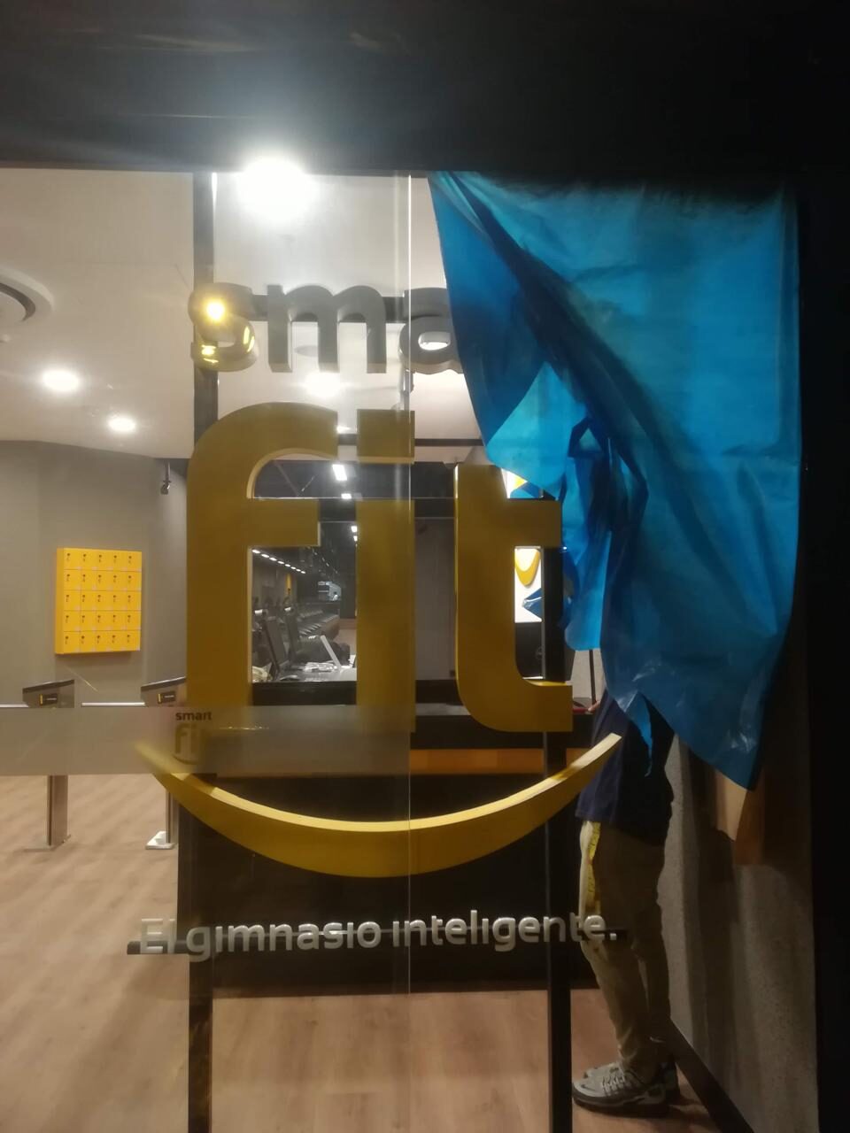 Letrero Smart Fit Magdalena