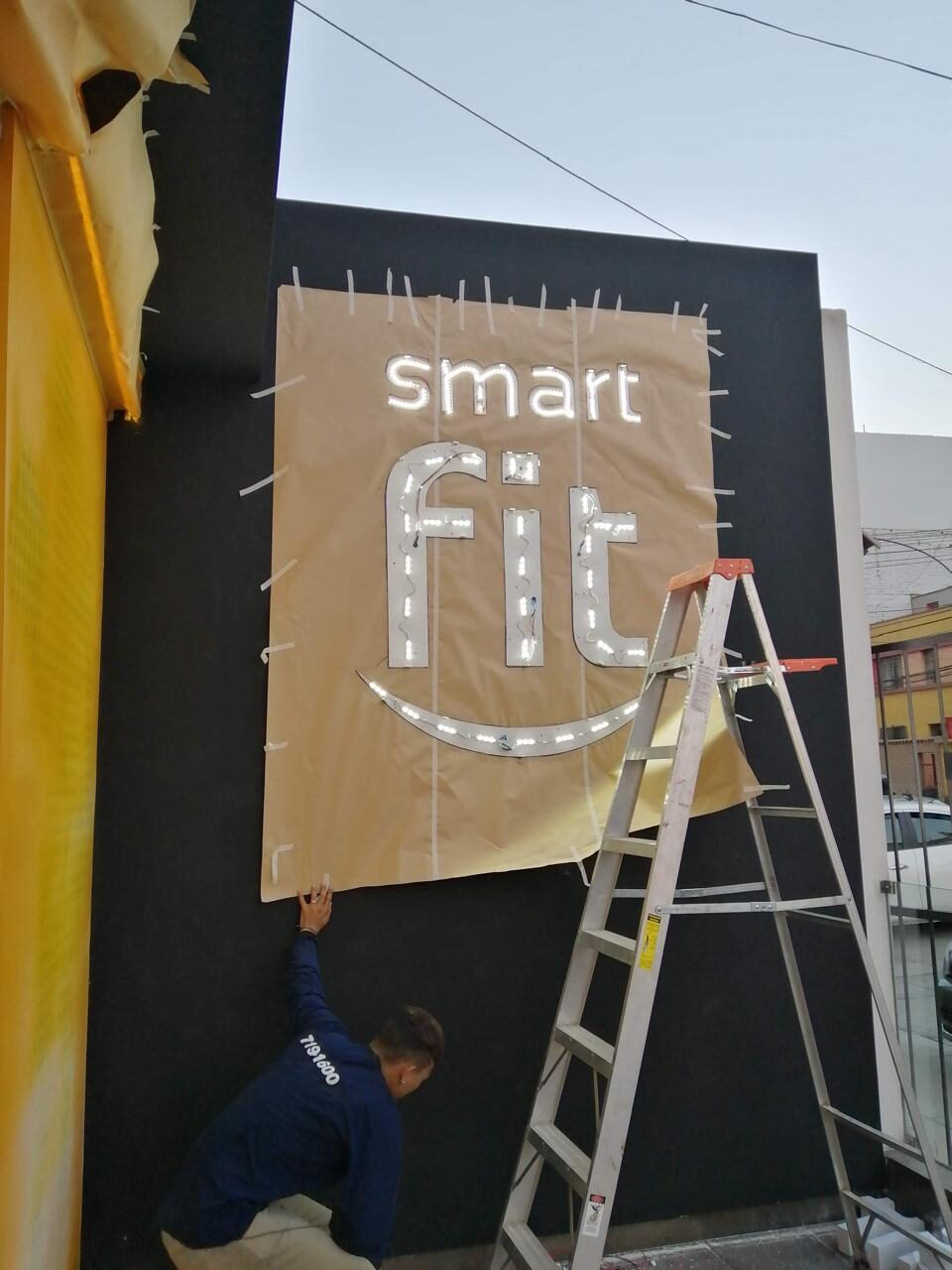 Letrero Smart Fit Magdalena