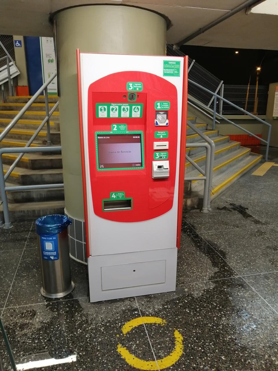 Revestimiento de acrílico máquinas de Línea 1 Metro de Lima