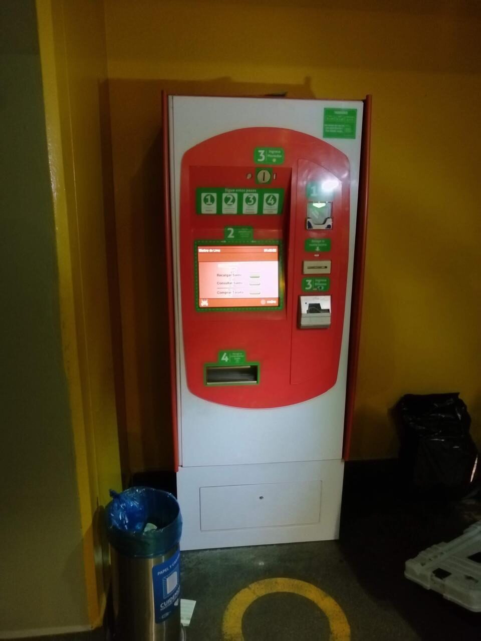 Revestimiento de acrílico máquinas de Línea 1 Metro de Lima