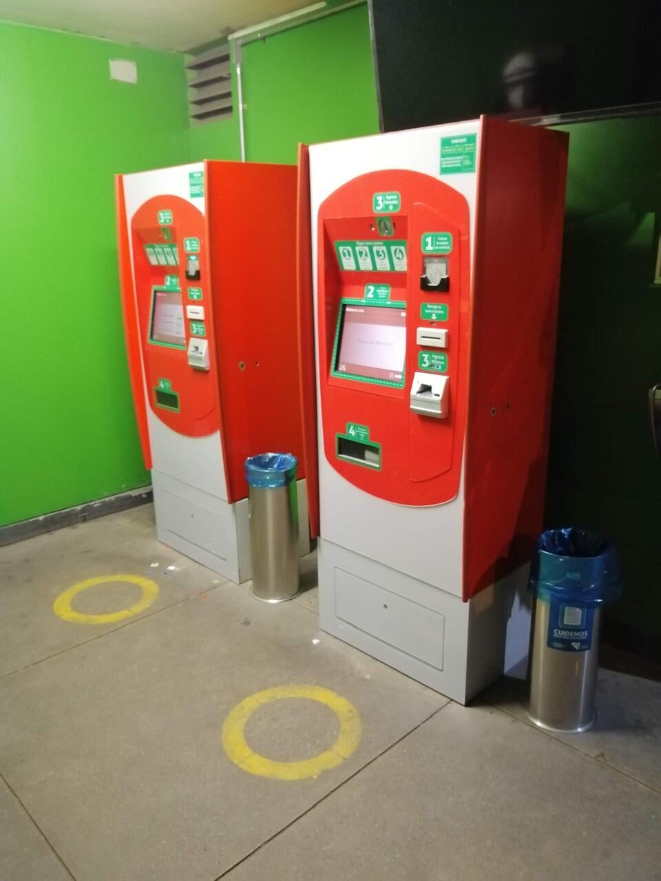 Revestimiento de acrílico máquinas de Línea 1 Metro de Lima