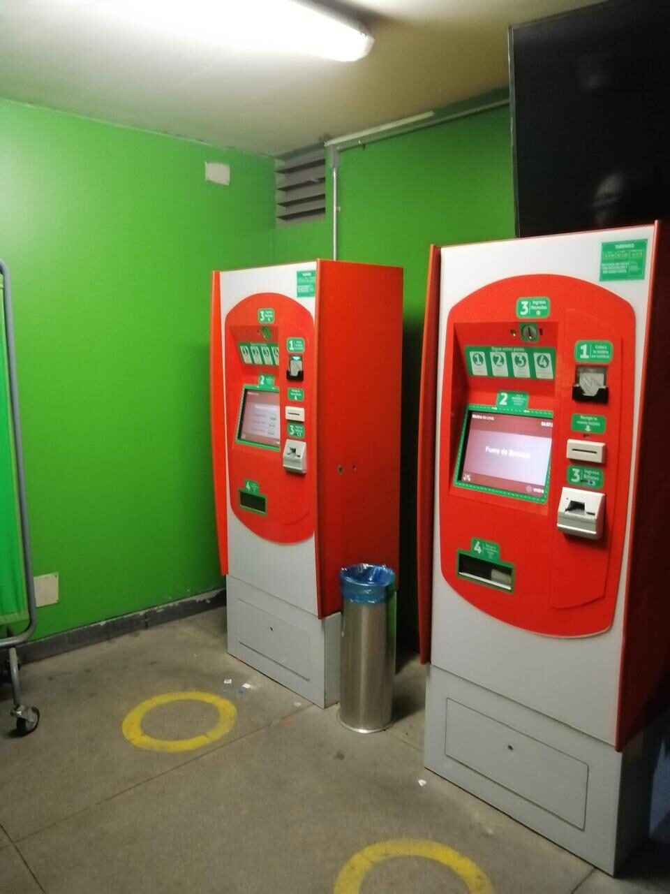 Revestimiento de acrílico máquinas de Línea 1 Metro de Lima